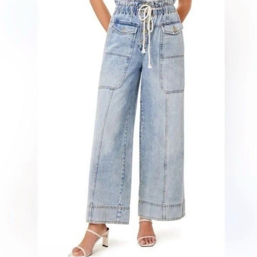 Habitual Light Denim Wide-Leg Jeans